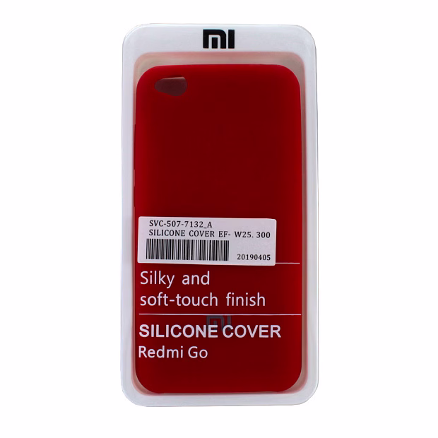 Чехол для Xiaomi Redmi Go Silicone Case (Красный)