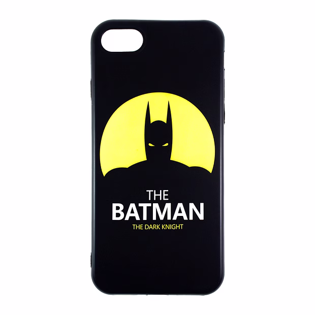 Чехол для iPhone 7/8 Batman силикон (Dark knight)