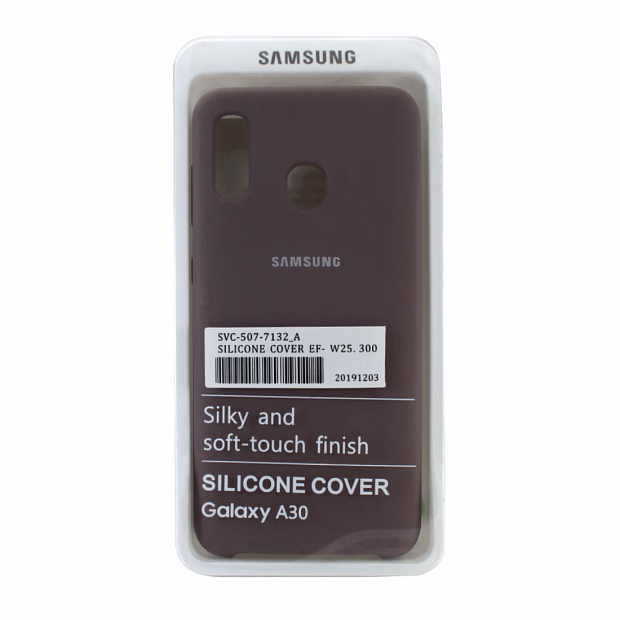 Чехол для Samsung A30 Silicone Case (Галька)