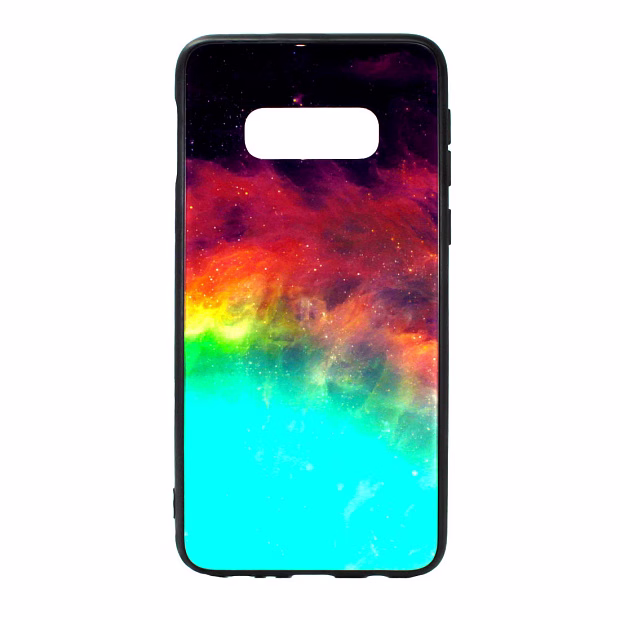 Чехол для Samsung S10 E Mix glass (Туманность)