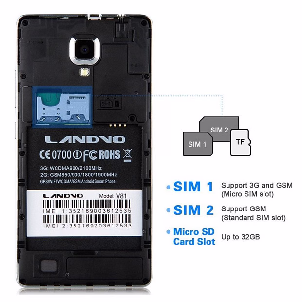 Мобильный телефон Landvo V81