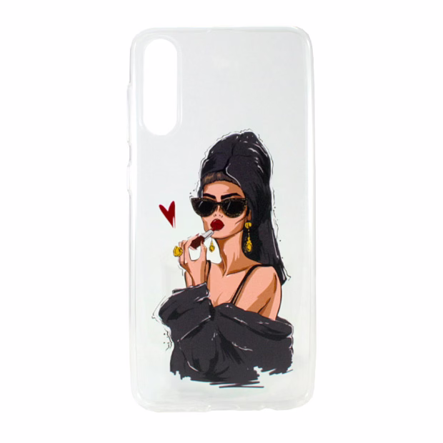 Чехол для Samsung A50 Classy силикон Lux (Girl)