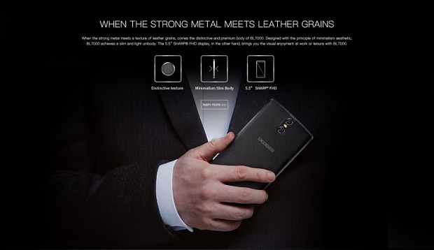 Смартфон Doogee BL7000 4GB/64GB