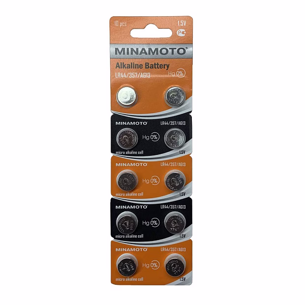 MINAMOTO AG13 LR44/10BL